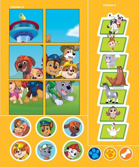 Psi Patrol. Ekipa na 102! 55. Fantastyczne pieski zadania z naklejkami