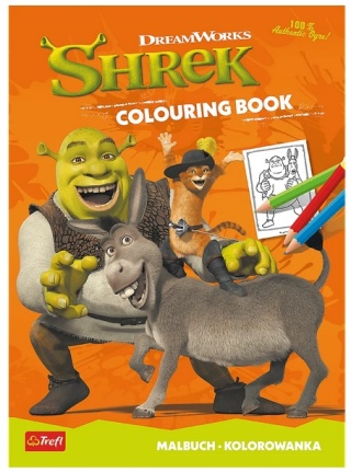 Shrek Kolorowanka Malbuch Colouring book