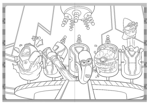 Książka aktywizująca Gru i Minionki: Pod przykrywką, Wyjątkowa kolorowanka