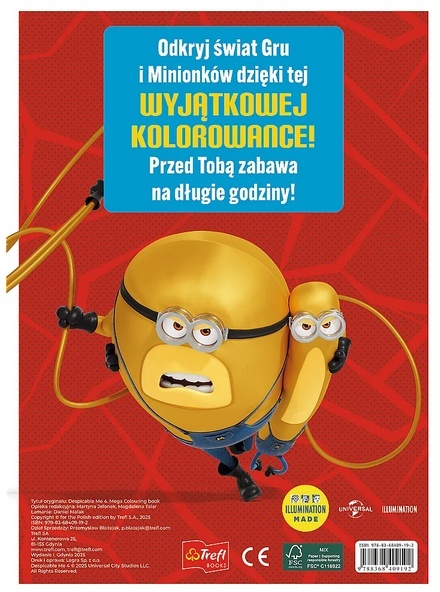 Książka aktywizująca Gru i Minionki: Pod przykrywką, Wyjątkowa kolorowanka