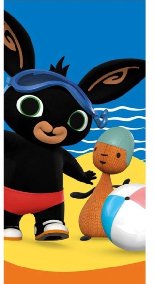 Ręcznik kąpielowy bawełniany KRÓLIK BING 70x140