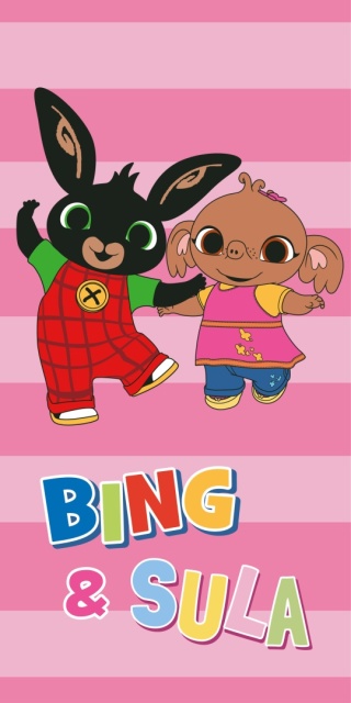 Ręcznik kąpielowy bawełniany plażowy królik Bing Sula 70x140