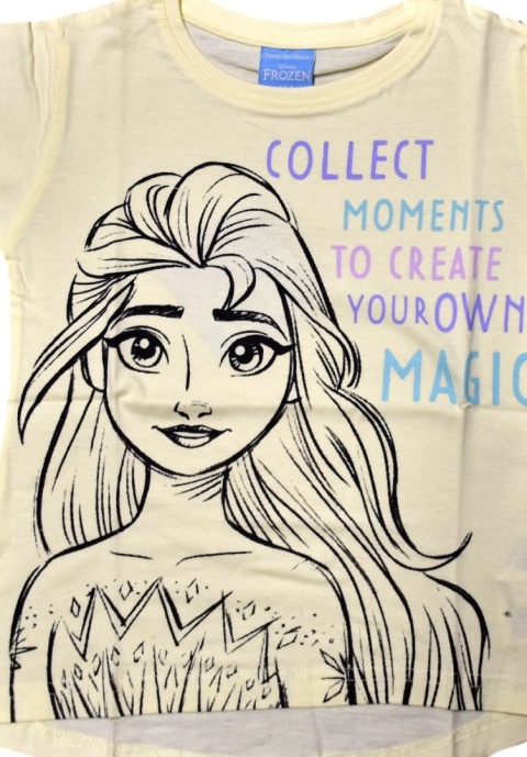 T-shirt koszulka dziecięca Kraina Lodu bluzeczka dziewczęca bawełniana 104