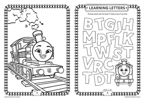 Tomek i Przyjaciele kolorowanka Colouring book Malbuch