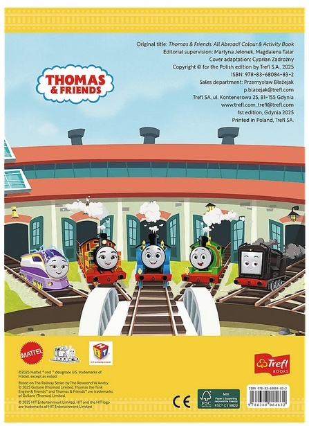 Tomek i Przyjaciele kolorowanka Colouring book Malbuch