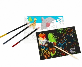 Wydrapywanka i kolorowanka GAME dla fanów minecraft