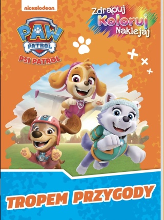 Wydrapywanka + rysik dwustronne zdrapki z kolorowanką PSI PATROL SKYE
