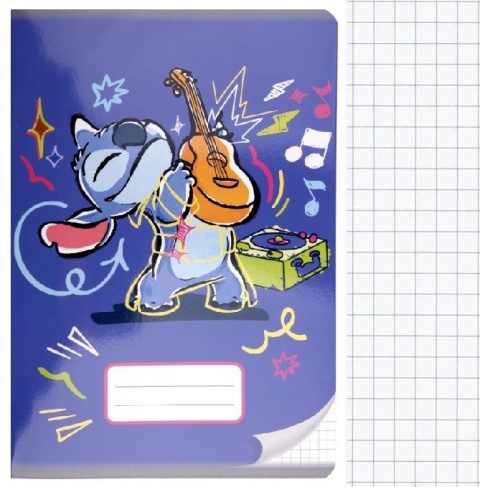 Zeszyt A5 Stitch w kratkę 16 kartek LILO I STICH unique
