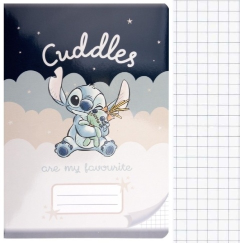 Zeszyt A5 Stitch w kratkę 16 kartek LILO I STICH