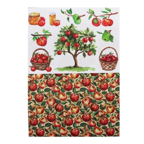 blok z motywami Polska flaga ludowe kwiaty stroje A4 15ark. 80g 30 wzorów