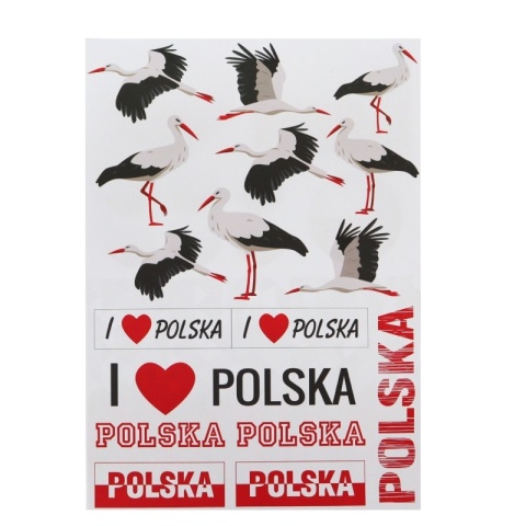 blok z motywami Polska flaga ludowe kwiaty stroje A4 15ark. 80g 30 wzorów