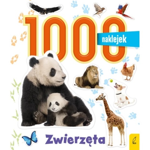 1000 naklejek książka Zwierzęta