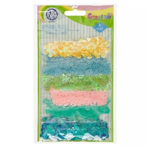 ASTRA WIELKANOC zestaw kreatywny cekiny 6 wzorów