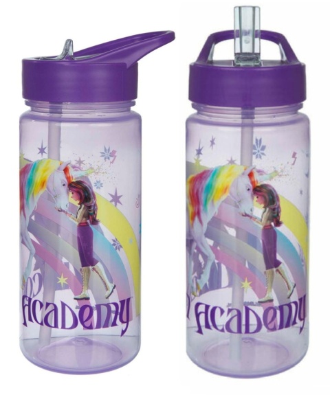 Bidon na wodę Stich kubek ze słomką ustnikiem Akademia Jednorożców 500ml