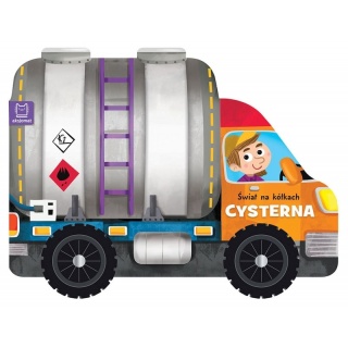 CYSTERNA Świat na kółkach. książeczka sztywnokartonowa auto z kołami