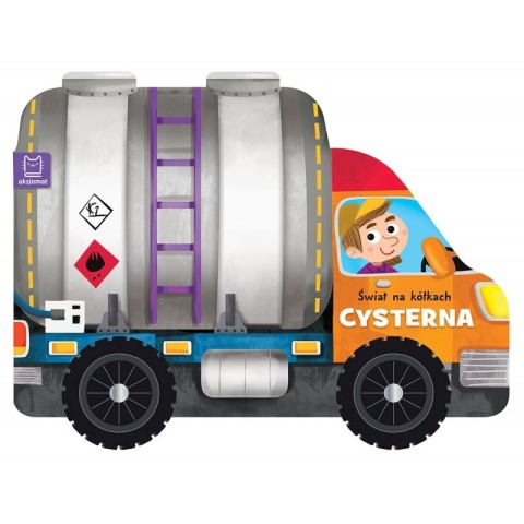 CYSTERNA Świat na kółkach. książeczka sztywnokartonowa auto z kołami