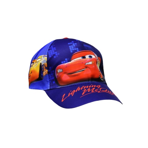 Czapka z daszkiem Auta Zygzak Mcqueen dziecięca chłopięca 5-7 lat 53 cm