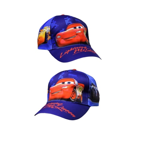 Czapka z daszkiem Auta Zygzak Mcqueen dziecięca chłopięca 5-7 lat 53 cm