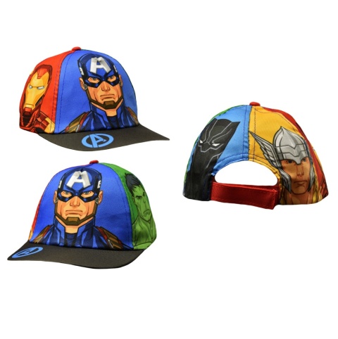Czapka z daszkiem Avengers czapka dziecięca chłopięca letnia 7-8 lat 54 cm