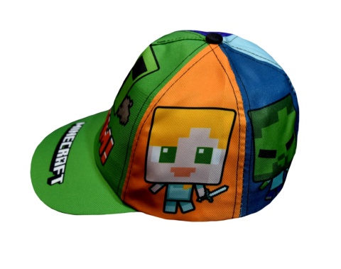 Czapka z daszkiem MINECRAFT czapka dziecięca chłopięca letnia 9-10 lat 56cm