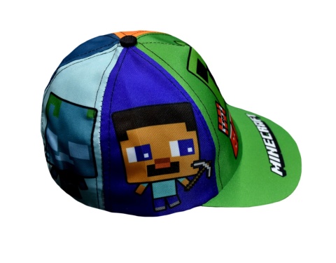 Czapka z daszkiem MINECRAFT czapka dziecięca chłopięca letnia 9-10 lat 56cm