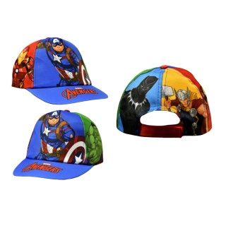 Czapka z daszkiem Avengers czapka dziecięca chłopięca letnia 7-8 lat 54 cm