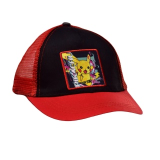 Czapka z daszkiem dziecięca Pokemon letnia dla dziecka siatka 9-10 lat 56cm