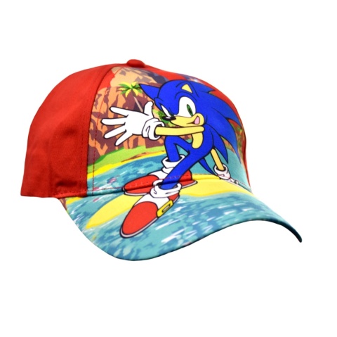 Czapka z daszkiem dziecięca Sonic letnia dla dziecka 7-8 lat 54 cm