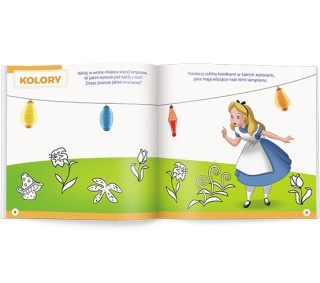 Disney Uczy Classic Stitch Elementarz przedszkolaka 4 lata zadania naklejki