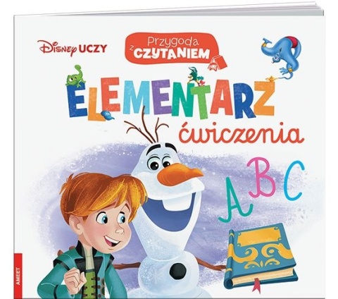 Disney Uczy Classic Kraina lodu Elementarz ćwiczenia litery naklejki