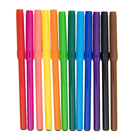 Flamastry mazaki pisaki 12 kolorów PIXEL ONE dla fanów minecraft