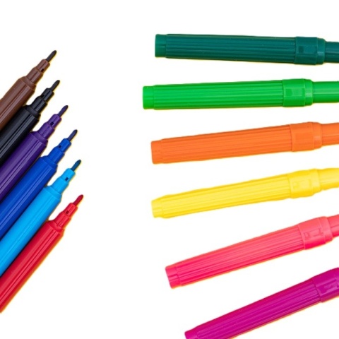 Flamastry mazaki pisaki 12 kolorów PIXEL ONE dla fanów minecraft