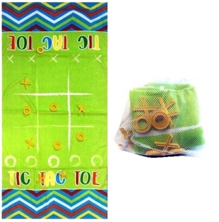 GRA KÓŁKO KRZYŻYK Ręcznik plażowy bawełna 70x140