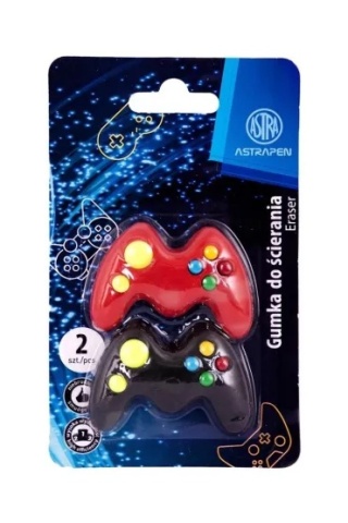 Gumki do ścierania mazania dla gracza kształt pad do konsoli