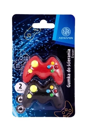 Gumki do ścierania mazania dla gracza kształt pad do konsoli