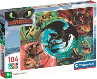 Jak wytresować smoka Puzzle Clementoni 104 EL 25035