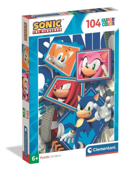 Sonic Puzzle Clementoni 104 EL 38x27 cm 27284
