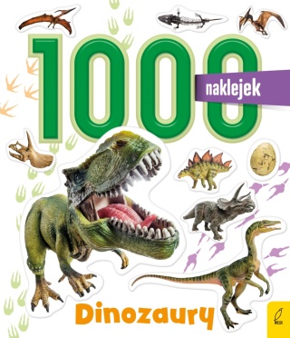 1000 naklejek książka Dinozaury