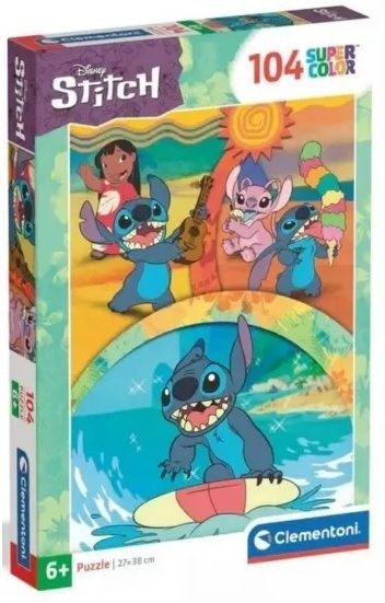 Król Lew Simba super color Puzzle 104 EL 25052 38x27 cm