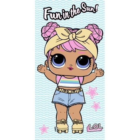LOL SURPRISE Ręcznik kąpielowy plażowy szybkoschnący 70x140