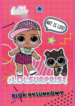 LOL SURPRISE blok rysunkowy A4 20 kartek