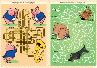 Labirynty dla dzieci 128 zagadek