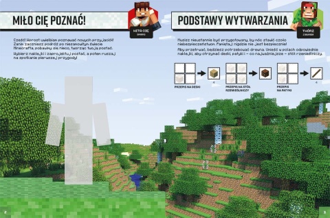 MINECRAFT album przetrwania z naklejkami ponad 500 naklejek