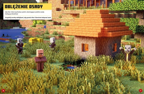 MINECRAFT naklejkowa przygoda poszukiwacze skarbów ponad 200 naklejek