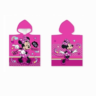 ponczo poncho dziecięce ręcznik Myszka Minnie 50X110