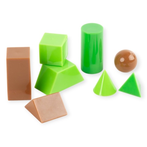 Modele 3D figur geometrycznych B Kidea PIXEL zestaw 8 modeli