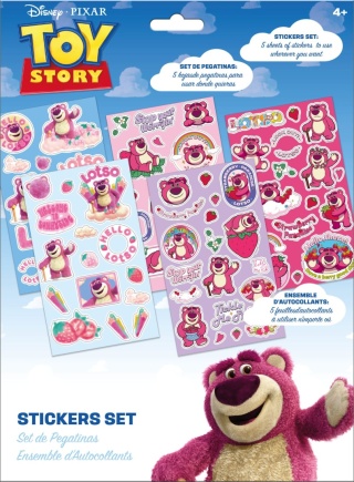 Naklejki zestaw naklejek nalepki Toy Story Lotso 92 szt