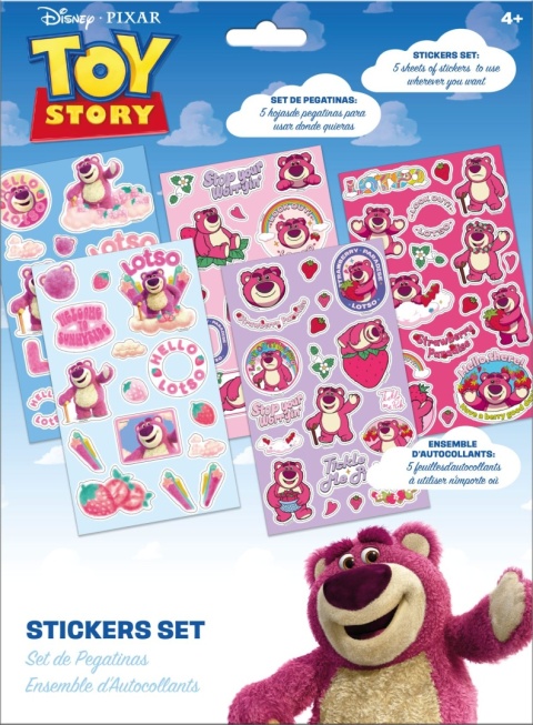 Naklejki zestaw naklejek nalepki Toy Story Lotso 92 szt