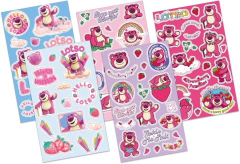 Naklejki zestaw naklejek nalepki Toy Story Lotso 92 szt