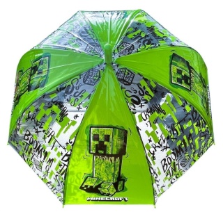 Parasol parasolka automatyczny MINECRAFT foliowy transparentny